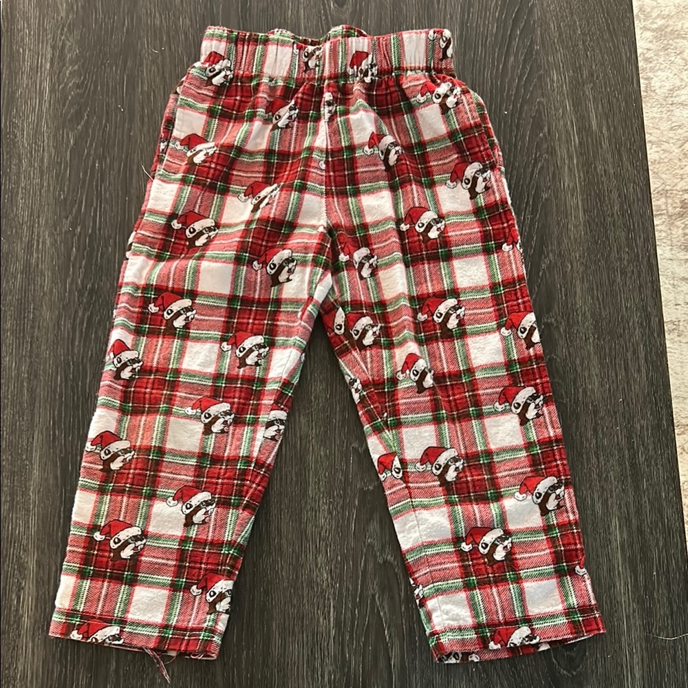 Red Plaid Buc-ee’s Christmas Pajama Pants with beaver Print